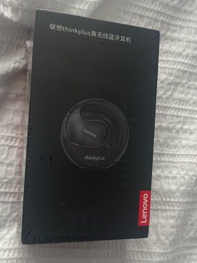 Lenovo Black Wireless Headphones (Thinkplus)
